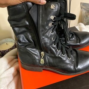 Black Guess combat boots